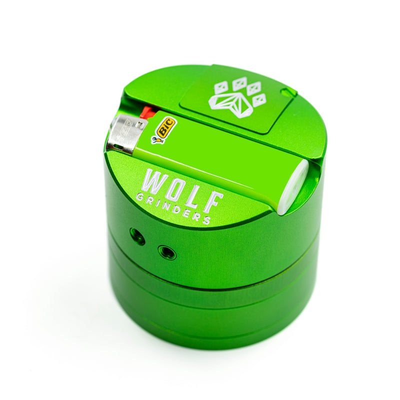 Wolf Grinder Combo Crusher 6-in-1 Tobacco Grinder Hand Pipe