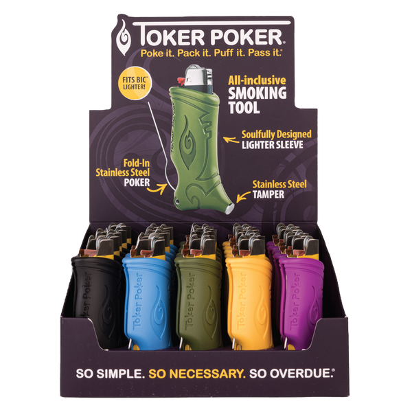 Toker Poker Bic Standard Mixed Colors Display