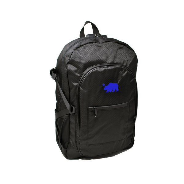 Cali Backpack® Standard - Black w/ Blue Logo