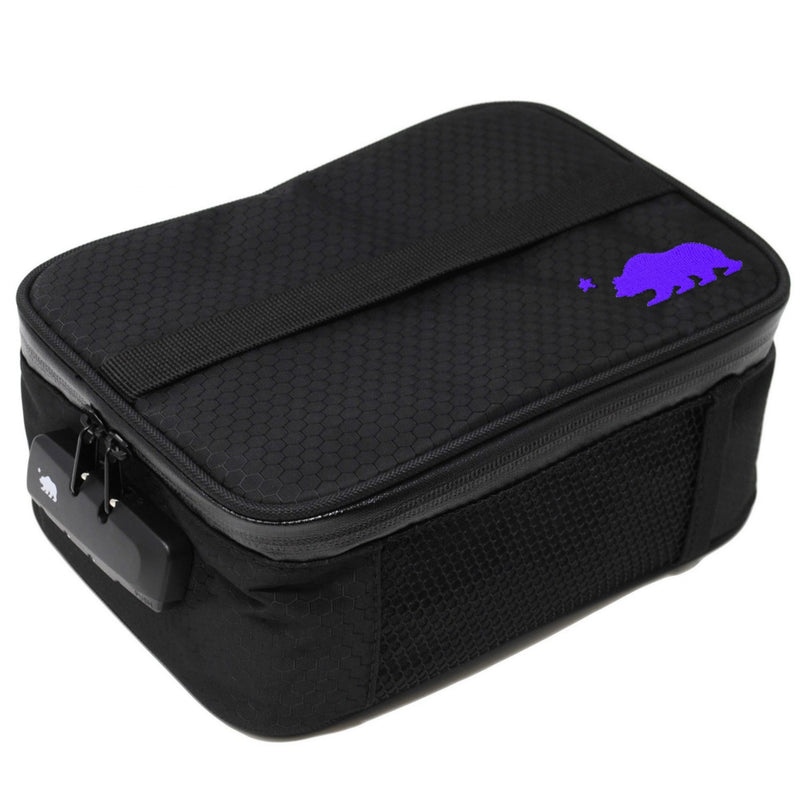 Cali Soft Case®Large - Black wt Purple Logo