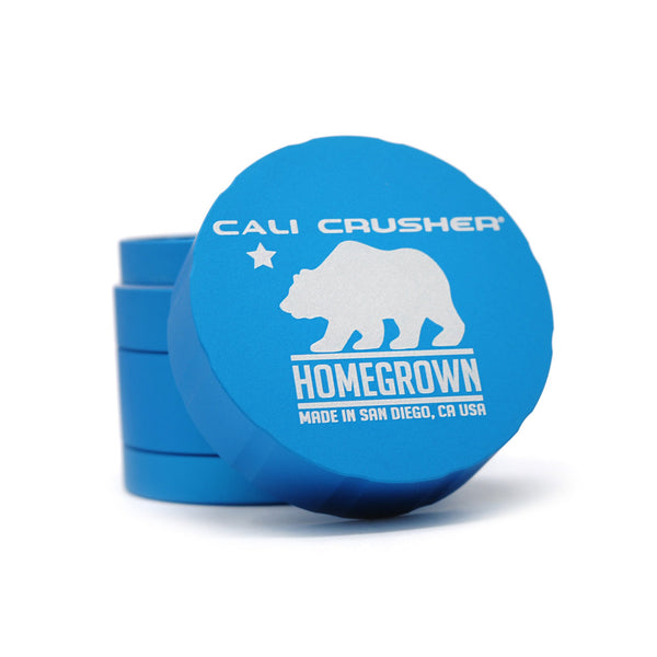 Cali Crusher® Homegrown® Standard 2.35" 4 Piece Grinder - Aqua
