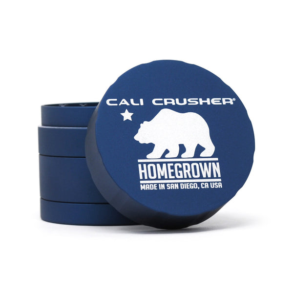Cali Crusher® Homegrown® Standard 2.35" 4 Piece Grinder - Blue