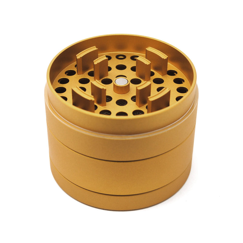 Cali Crusher® Homegrown® Standard 2.35" 4 Piece Grinder - Gold