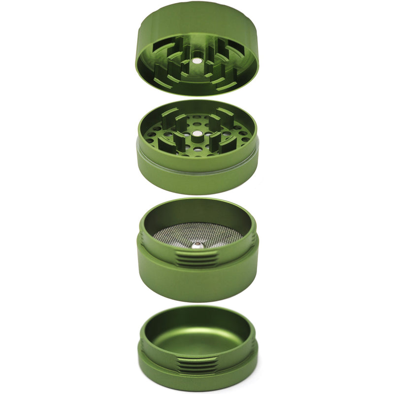 Cali Crusher® Homegrown® Standard 2.35" 4 Piece Grinder - Green