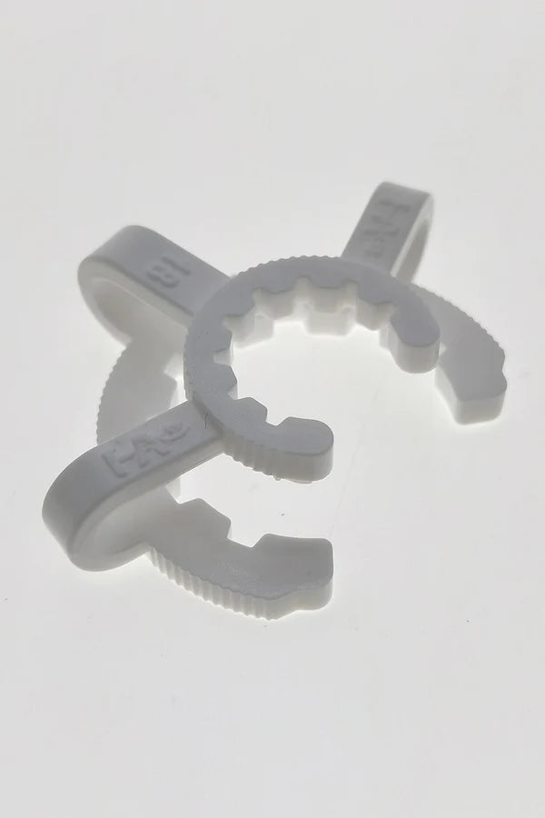TAG - Keck Clip - Fits Super Thick Joint (18MM) White .01