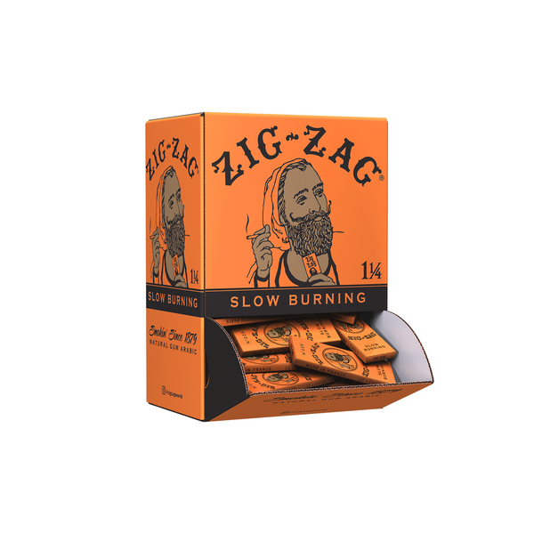 Zig Zag Rolling Papers -Promo  Display-Orange 1 1/4 48ct