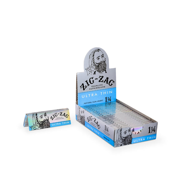 Zig Zag Rolling Papers - Ultra Thin 1 1/4 Box
