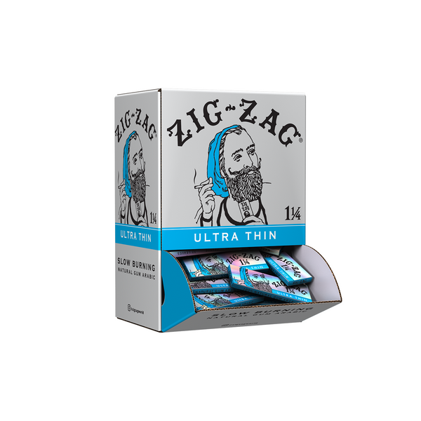 Zig Zag Rolling Papers -Promo  Display-Ultra Thin 1 1/4 48ct