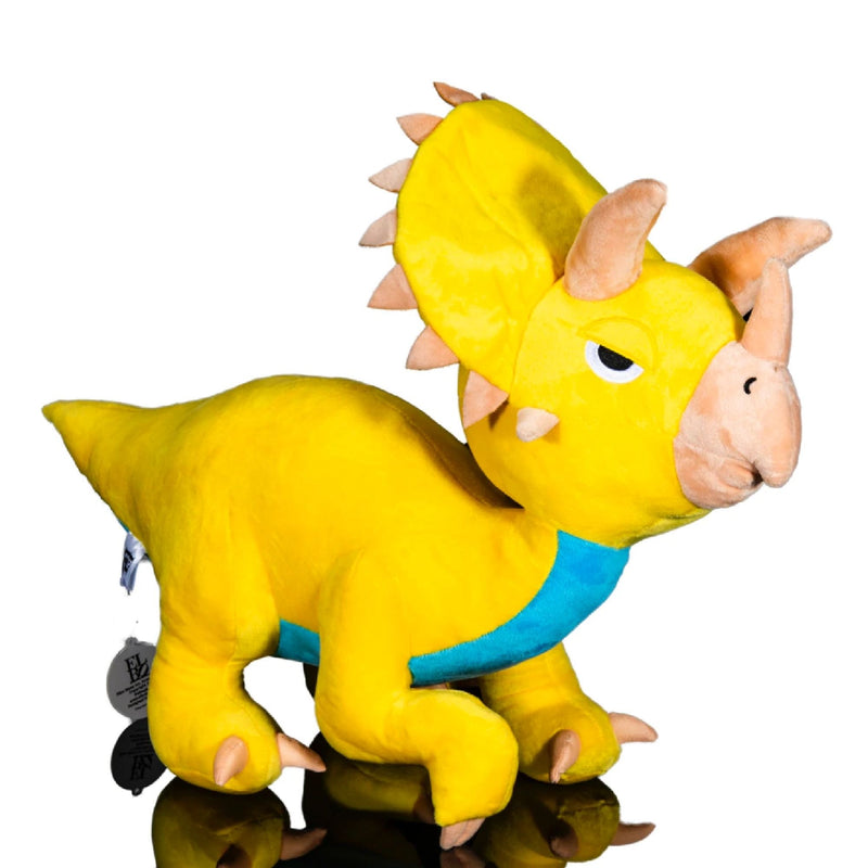 Elbo Plush Toy Mini -Yellow Triceratops