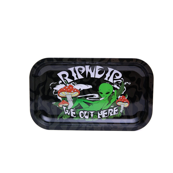 Rip N Dip We Out Here Rolling Tray (Black)