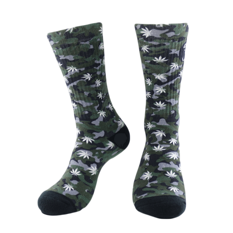 Camo Leaf Socks